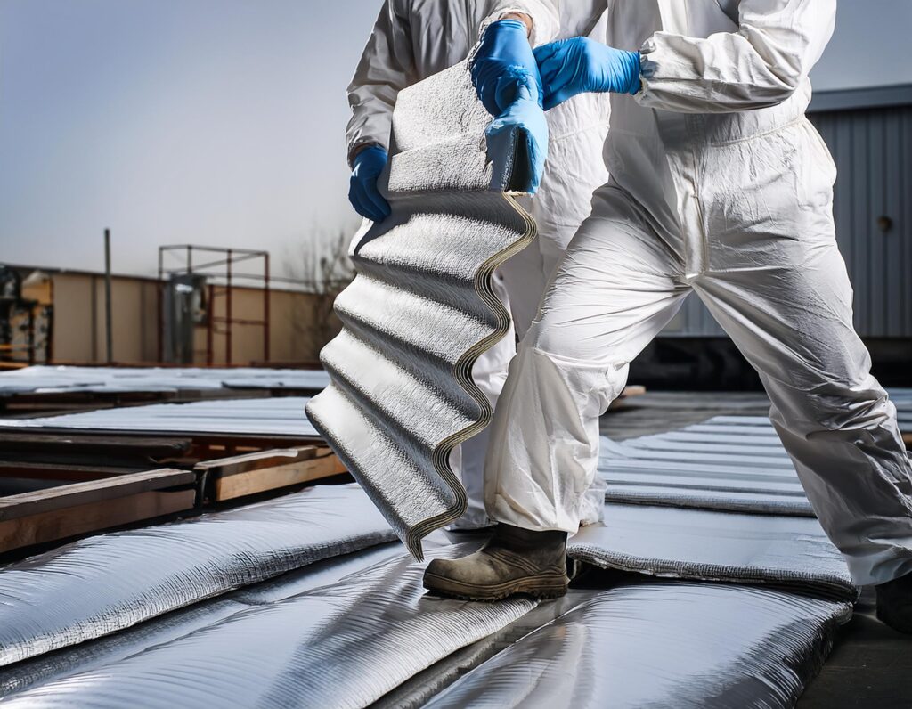 Asbestos Removal in progress