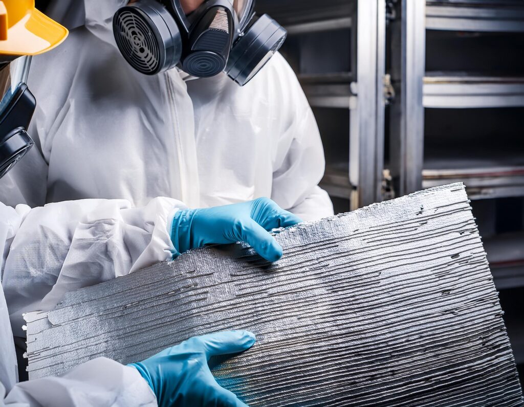Asbestos Removal in progress