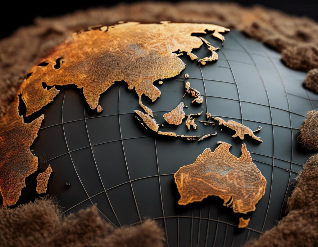 Global Map (with focus on Australia)